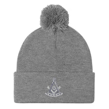 Load image into Gallery viewer, Masonic PM Pom-Pom Beanie
