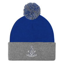 Load image into Gallery viewer, Masonic PM Pom-Pom Beanie
